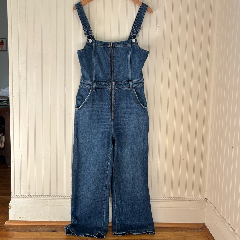 Reformation Size 6 Denim Jenny Jumpsuit - Picture 2 of 8